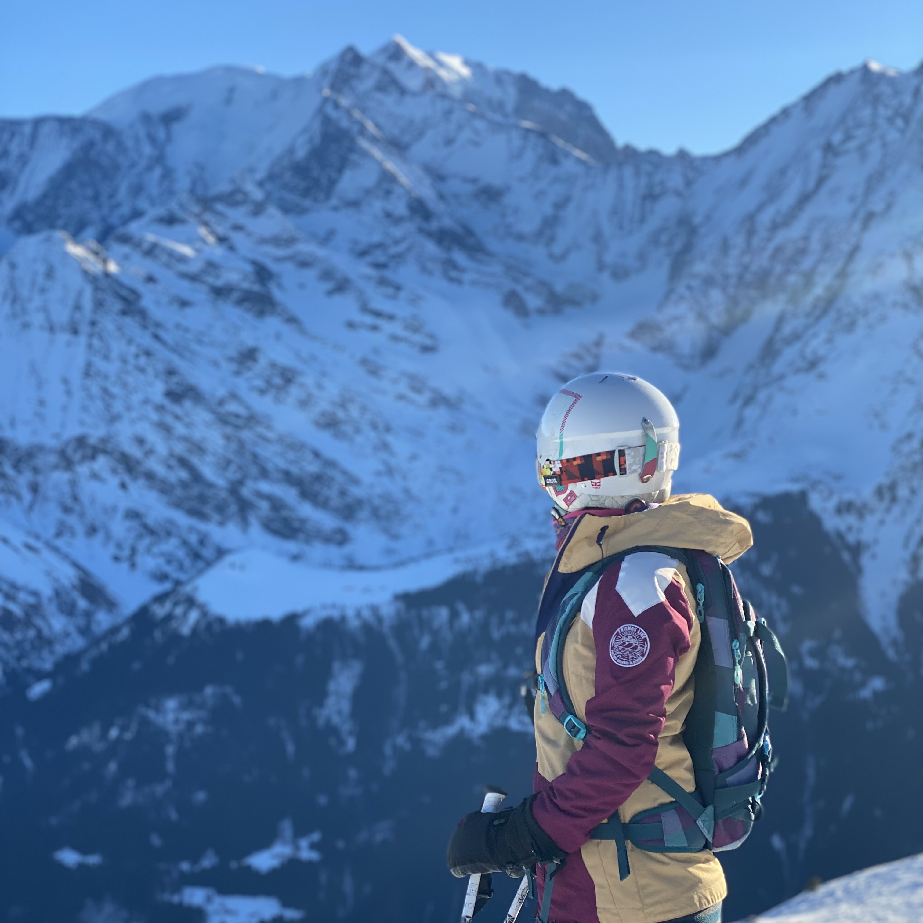 Mary Déléage au ski